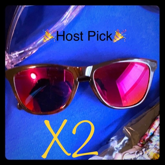 ?HP? Oakley new pink zebra frogskins sunglasses 